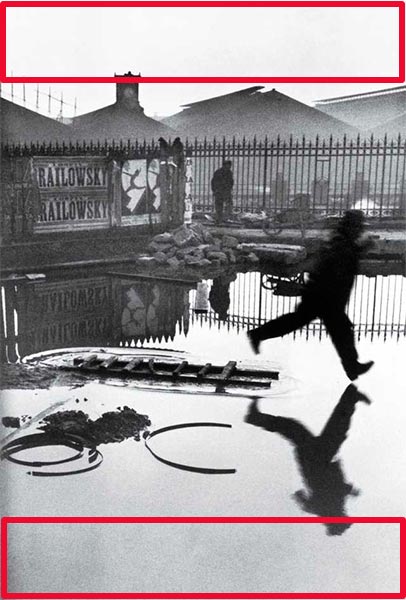 Cartier-Bresson: Plaza de Europa. Tras la estación de San Lázaro. París. Francia. Espacio negativo